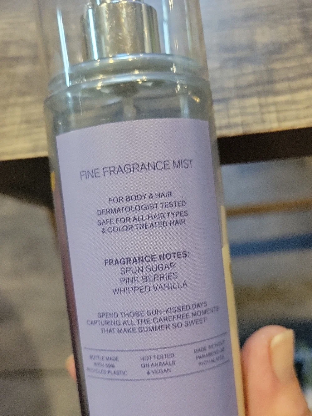 Cotton Candy Clouds Full Size Body & Hair Fragrance Spray,8 Oz.